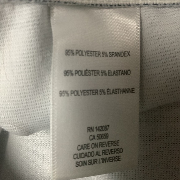 Simply Noelle patterned waist Minimizer pant / legging .S/M (8-10 White/Grey - Picture 4 of 5